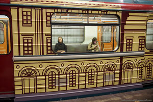 Поезд "Малый театр" попался на Речном вокзале