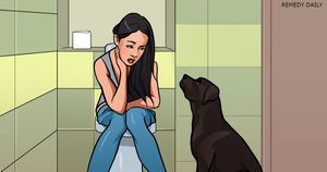 10 причин, почему собаки идут за вами даже в туалет и ванную