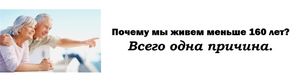 Почему мы живем меньше 160 лет? Всего одна причина.