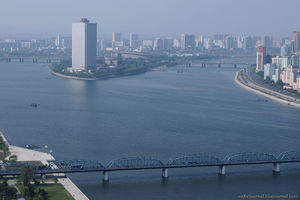 Вид на Пхеньян сверху