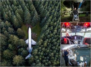 Американец устроил холостяцкую берлогу в Boeing в лесу за $220 000