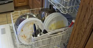 Не ополаскиваю тарелки перед загрузкой в посудомоечную машину и вам не советую
