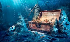 Возле Британии нашли затонувший корабль с сокровищами