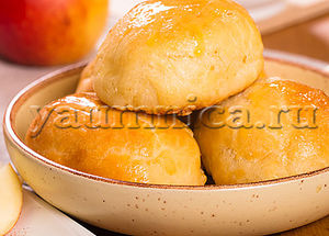 Пирожки с яблоками в духовке - пошаговый рецепт фото