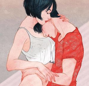 Корейский иллюстратор показывает любовь и интимность так, что вы можете это почувствовать