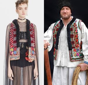 Dior полностью скопировал дизайн румынских национальных костюмов, но румыны нашли ответ