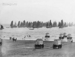Купальные машины, или с чем люди отправлялись на пляж в викторианскую эпоху