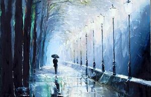 «Я вернусь к вам дождем проливным»: Дождь в стихотворных строках и на живописных полотнах