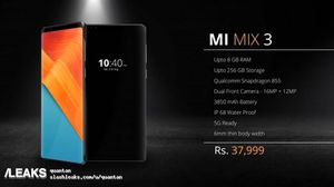 Xiaomi Mi Mix 3: характеристики, цена и дизайн