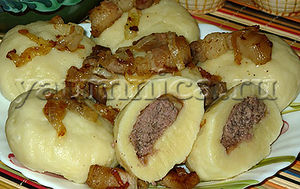 Картофельные галушки с фаршем – пошаговый рецепт фото