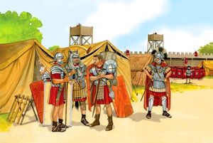 Почему римским часовым запрещалось иметь при себе щит?