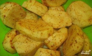 Лодочки из картофеля