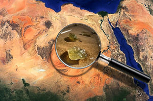 Ливийское пустынное стекло - минерал созданный внеземными силами