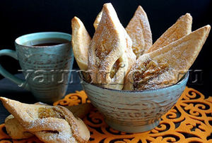 Простое и очень вкусное домашнее печенье с яблоками – пошаговый рецепт фото