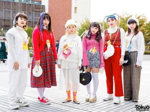 Безумные модники и модницы из Японии показывают свои новые образы