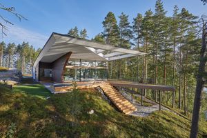 Хай-тек дом Wave House в Финляндии от Seppo Mäntylä
