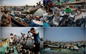 Рыбаки рискуют погибнуть в бурных водах Йемена
