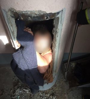 Мужчина из Минска застрял в мусоропроводе в поисках ключей