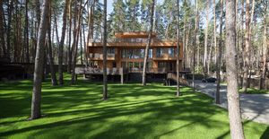 Загородный эко–дом по финской технологии в Харьковской области, Украина от студии April Design Group