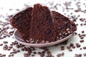 Роскошный торт на кефире «Черная магия» с кофе