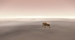 НАСА транслировало онлайн видео приземления InSight на Марс