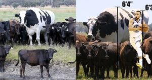 Фермер вырастил быка-гиганта и теперь не знает, что с ним делать
