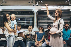Странные мамаши в общественном транспорте