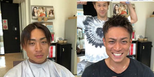 Японский стилист показывает, как сильно стрижка может изменить человека — фото