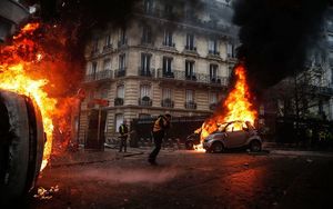 Погромы и беспорядки в Париже 2018