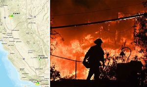 Жертва калифорнийских пожаров поделилась своим горем в сети