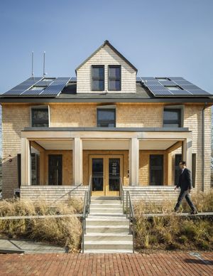 Eco-friendly дом: штаб-квартира с нулевым потреблением в Кембридже по проекту Snøhetta