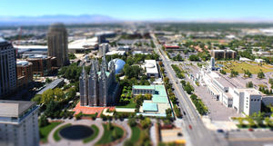 Миниатюрный мир в Tilt shift фотографиях