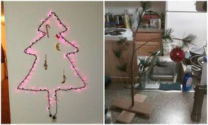 Когда лень украшать дом: 15 забавных декораций на Рождество от заядлых лентяев