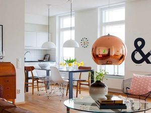 Как сделать квартиру больше: светлый интерьер из Швеции