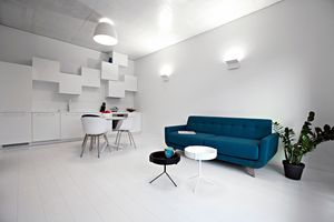 Черно-белая квартира в Вильнюсе, Литва от YCL studio