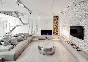 Дизайн интерьера дома в современном стиле кв.м. в Краснодаре Романтик Сити