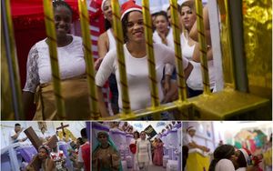 Праздничное веселье в бразильской женской тюрьме