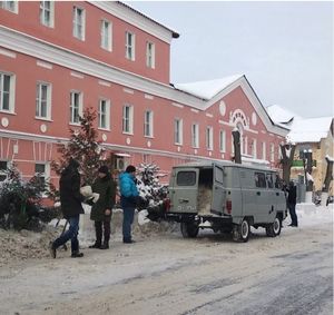 Ноу-хау из Богородицка — уборка снега по-новому