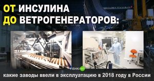 От инсулина до ветрогенераторов: какие заводы ввели в эксплуатацию в 2018 году в России (17 фото)
