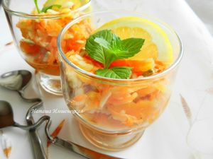 Витаминный салат с морковью и медом