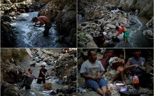 Поиск металлолома на крупнейшей свалке мусора Гватемалы