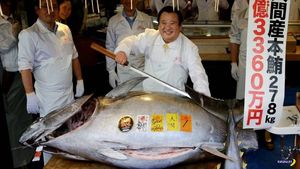 Рекордный тунец продан за $3,1 млн