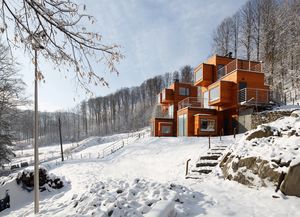 Апарт-отель Szuflandia на горнолыжном курорте Польши от бюро Brand’ys Design + Modern House