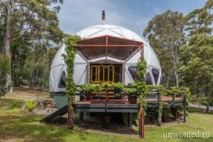 Дом купол построенный в 70-е в Австралии