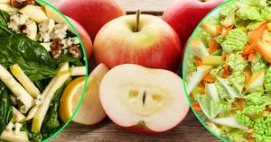 Салаты с яблоками — витаминная бомба: 10 самых сочных, легких и полезных