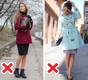 Пальто и юбка: как правильно сочетать