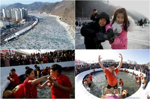 Фестиваль льда в Южной Корее