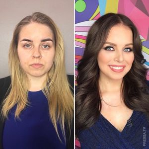Чудесные преображения девушек от мастера макияжа Евгения Жука