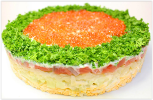 Праздничный торт-салат "Императрица" - невероятно вкусно и красиво!