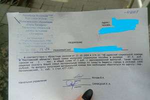 Пособие как подачка: почему многодетной матери дали 47 рублей